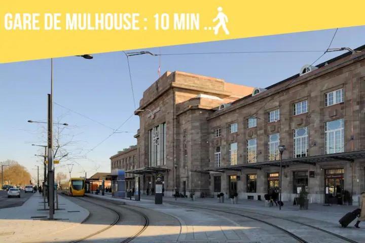 Super Appartement - Centre-Ville Mulhouse 4Pers Eksteriør billede